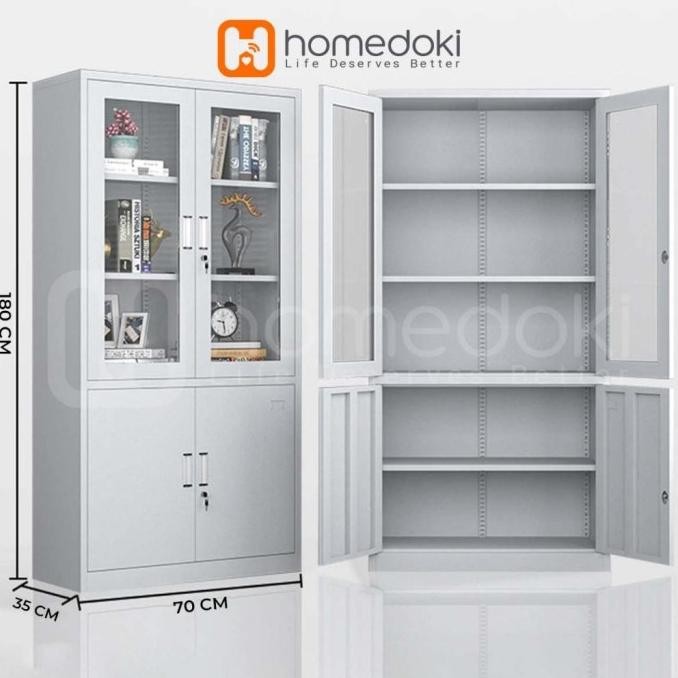 Lemari Arsip / Lemari Arsip Besi / Lemari Arsip Kantor / Lemari Besi kantor Sekolah / Pintu Geser Pe