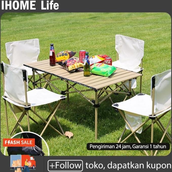 Kursi Lipat Portable Outdoor Camping Lipat Kursi Lipat Meja Piknik Camping Outdoor