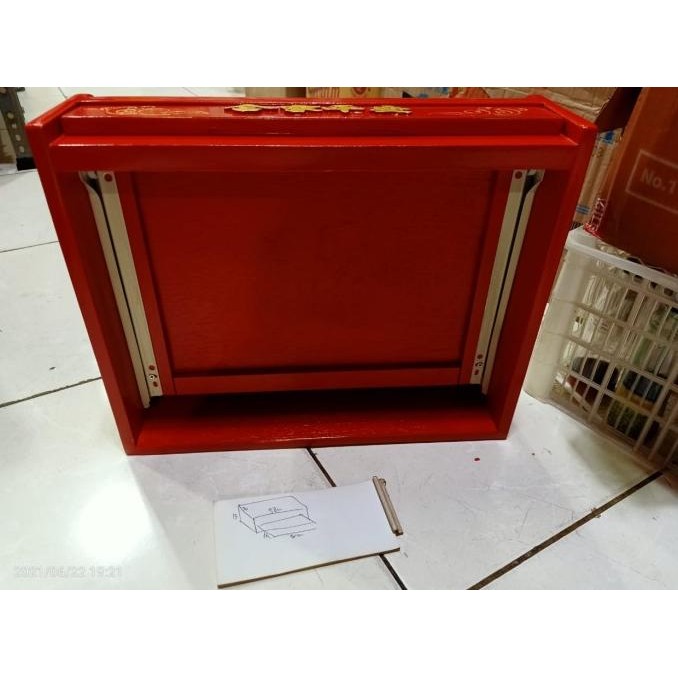 READY ALTAR MEJA SEMBAHYANG GANTUNG - TECUKONG / THIKONG / LELUHUR 38 X 42 TERBAIK