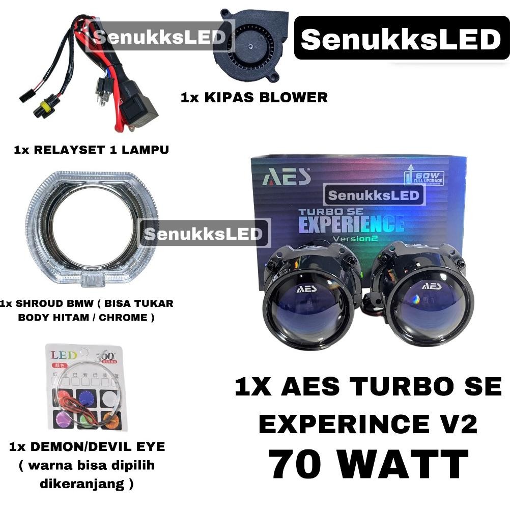 mia biled bilaser aes turbo se experience versi 2 70 watt biled gen 3 aes paketan shroud 2,5 inchi |
