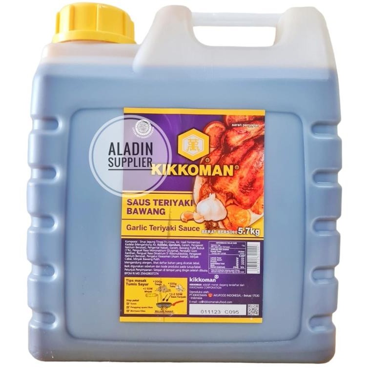 

Murah Kikkoman Garlic Teryaki Sauce- Saus Teriyaki Bawang Jerigen 5.7Kg