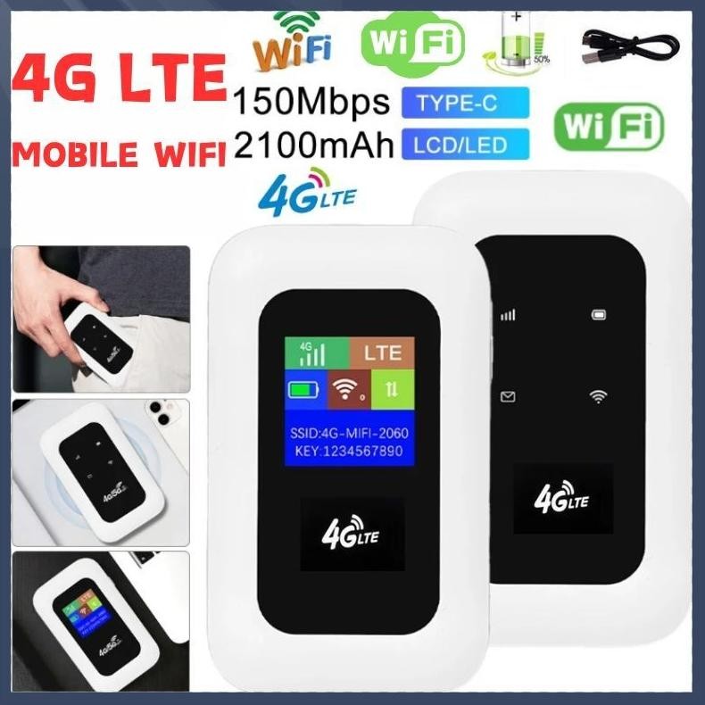 CODMIFI MODEM WIFI 4G 150 Mbps Modem Wifi 4G LTE WIFI Modem Kecepatan Tinggi Untuk PC Laptop Ponsels