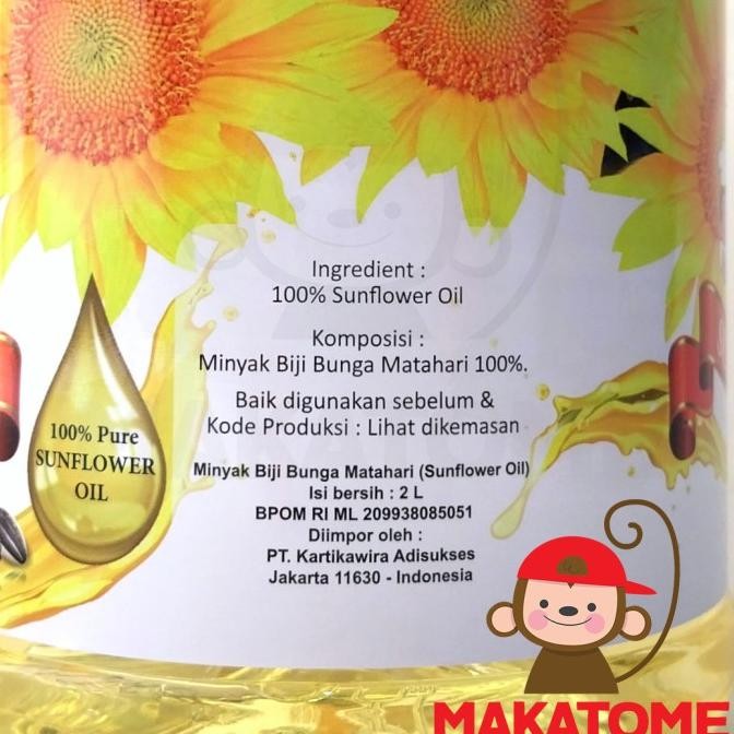 

Murah Kroger Sunflower Oil 2Lt Minyak Bunga Matahari 100% Pure 2 Liter