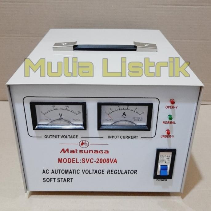 TERMURAH - Stavolt Matsunaga SVC 2000 VA / Stabilizer matsunaga 2000watt
