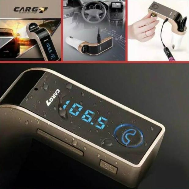 MODULATOR CAR G7 BLUETOOTH CAR CHARGER MODULATOR FM TRANSMITER CAR G7 WIRELESS