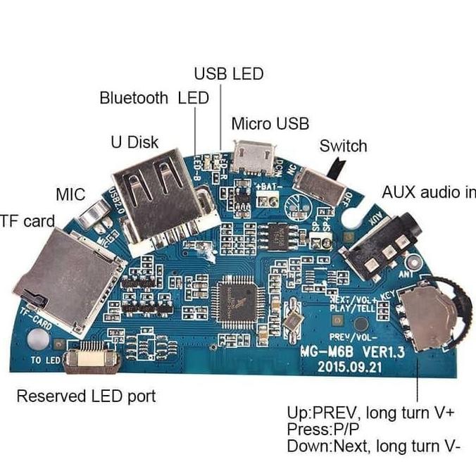 BLUETOOTH MP3 PLAYER MUSIC BOX MODULE + AMPLIFIER + BATTERY CONTROLLER