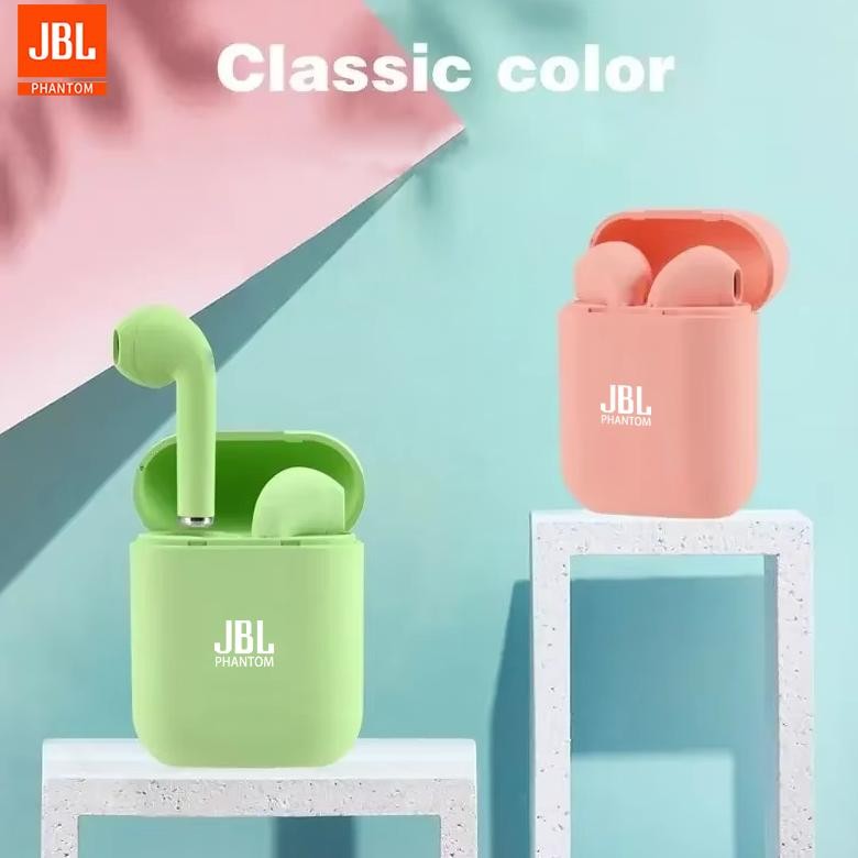 JBL PHANTOM TRUE WIRELESS EARBUDS BLUETOOTH EARPHONE TOUCH CONTROL WITH MIC WATERPROOF TWS STEREO HE