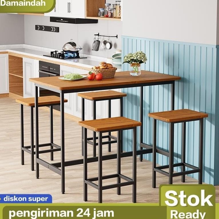 Meja makan Minimalis/ Meja Makan Murah Meja/ Makan Kayu/ Meja makan / Meja bar / Meja bar panjang se
