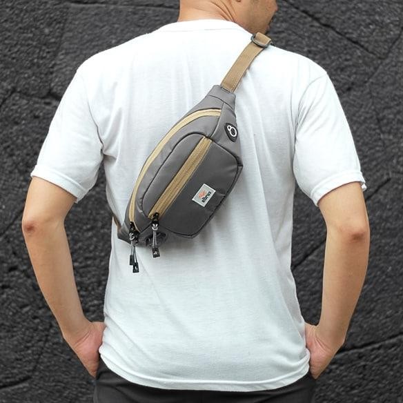 TAS WAIST BAG PRIA OUTVIN TL 708 ANTI AIR /WATER PROOF SAINGAN EIGER TAS SLEMPANG DISTRO TA SLING BA