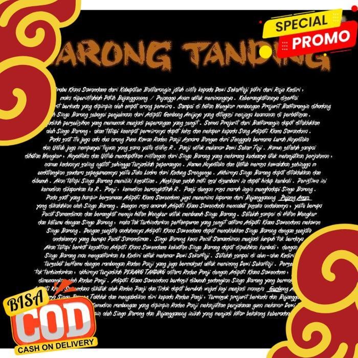 TODAY KAOS BARONGAN BLORA "BARONG TANDING"