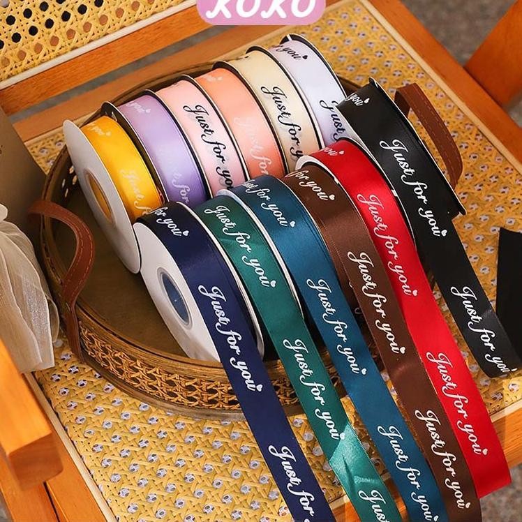 

1Rol 40Yardpita Atin Jut For You Lebar 2.5 Cm Gift Ribbon Pita Ado Buet Bunga Flower Bouquet Pita Ado Hamper Pita Buet