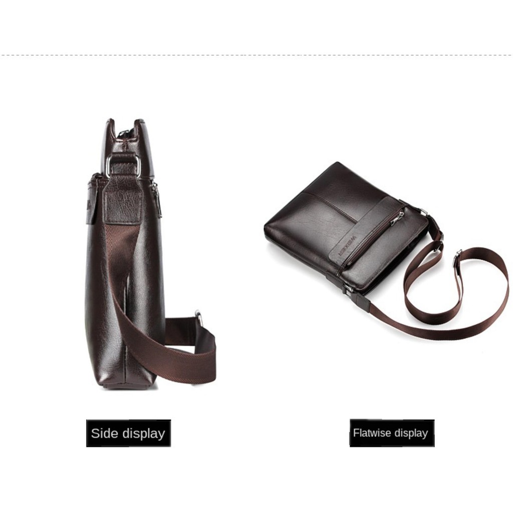 TAS SELEMPANG PRIA KULIT PREMIUM IMPORT TERBARU MODEL FORMAL