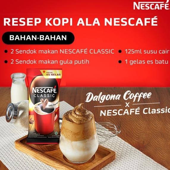 

Nescafe Classic Kopi Instan Bubuk Kopi Hitam Sachet Bag 90G X 3Pcs Original Dan Terlaris