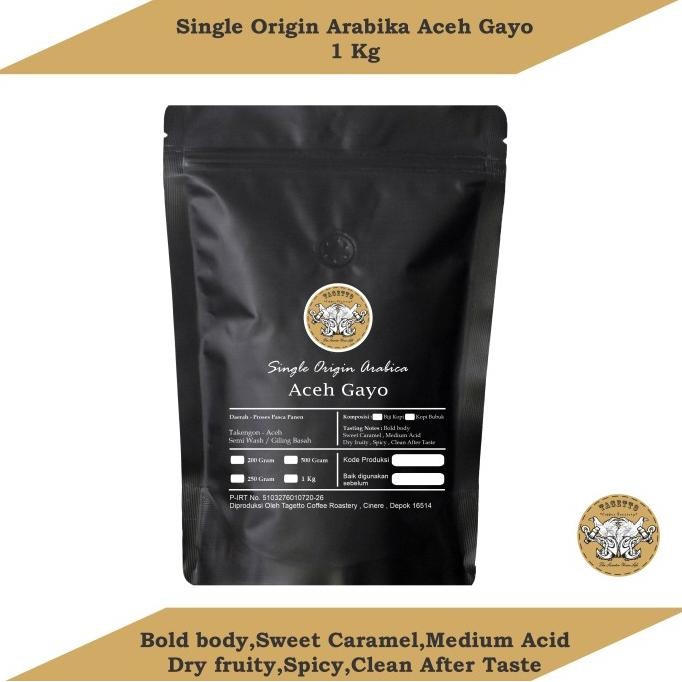 

Kopi Arabika Aceh Gayo 1Kg Biji / Bubuk | Specialty Arabica Coffee Original Dan Terlaris