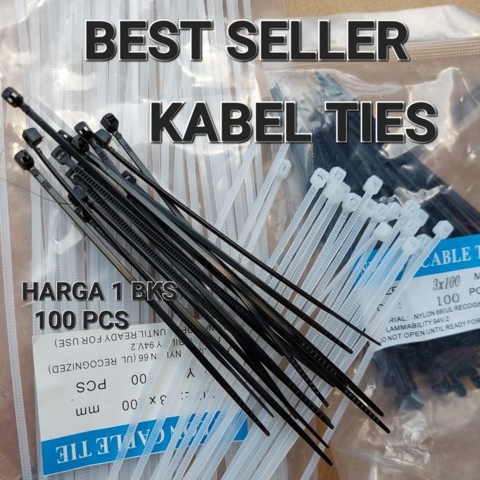 

Diskon kabel tie ties tis tali tired 2.5x100 150 200 250 300 tojil4 Buru Order
