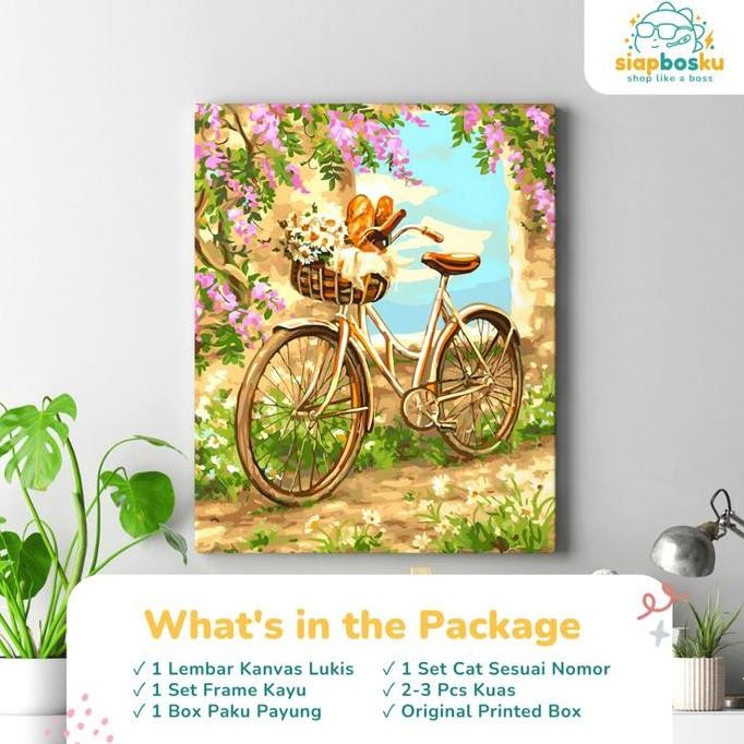 

PAINT BY NUMBER 40x50 CM KANVAS PAINTING WITH FRAME CAT KUAS - AESTHETIC LANDSCAPE by Radhiant official