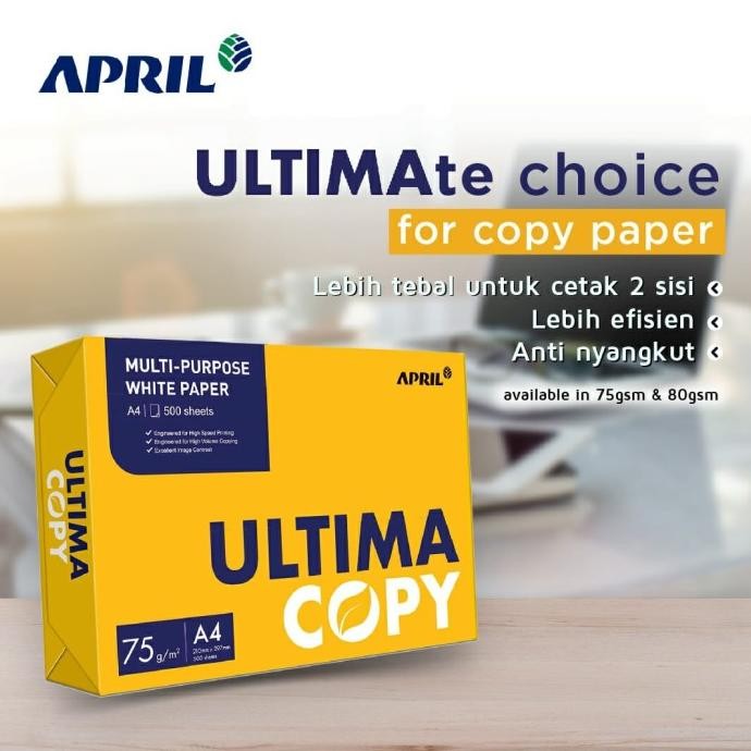 

Kertas A4 75 gram Ultima Copy Paper by Radhiant official