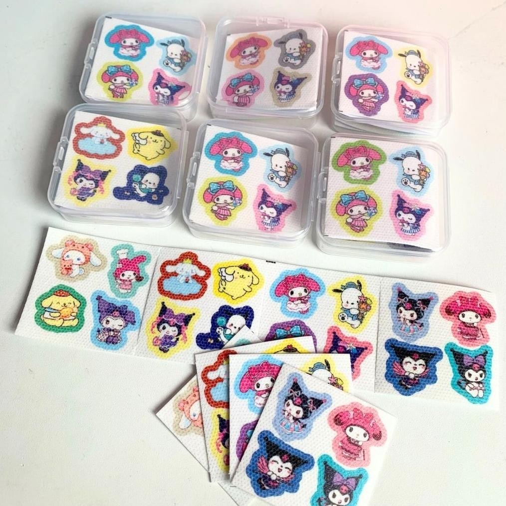 

Uk-68 Mosquitos Repellent Sticker With Box Isi 4 Anti Nyamuk Bergambar