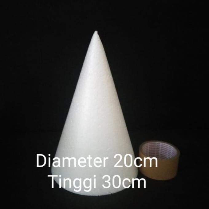 

Diameter 20Cm Gabus Kerucut Styrofoam Cone Terlaris