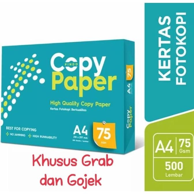 

Kertas HVS A4 75 gr Copy Paper kertas Fotocopy (Khusus Grab/Gojek) by Radhiant official