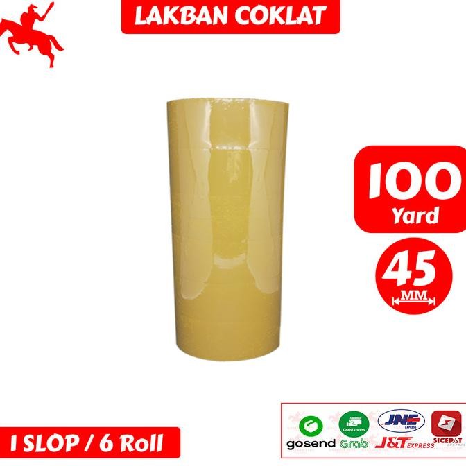 

Lakban Coklat KSATRIA Tape 100 Yard (1 Slop) by Radhiant official
