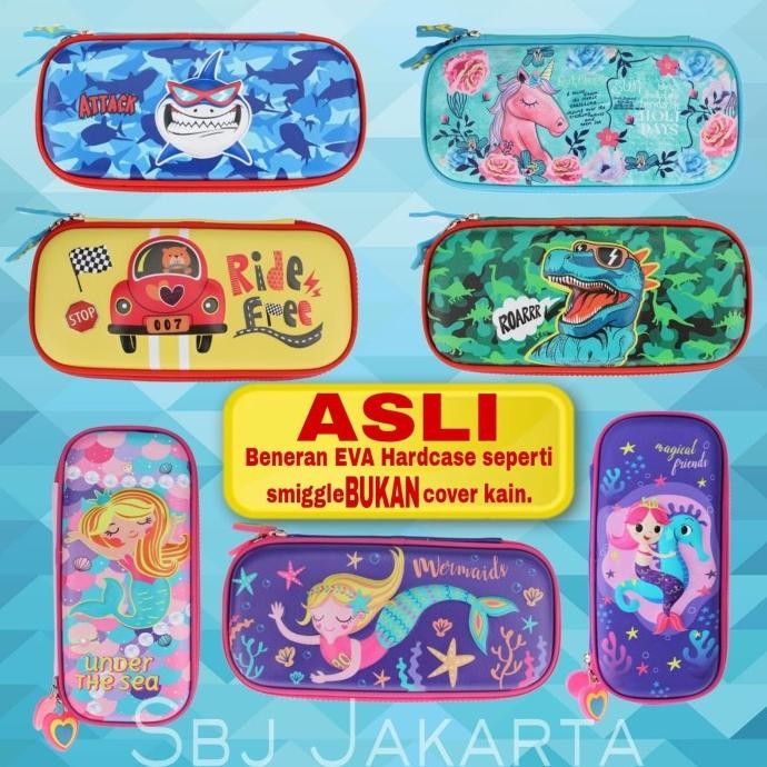 

Tempat pensil Kotak pensil smiggle Lookalike 3D Hardcase Waterproof by Radhiant official
