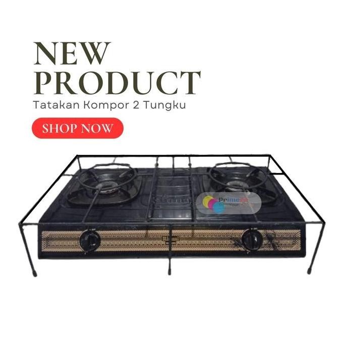 Tatakan Kompor Gas Rinnai 2 Tungku / Dudukan Besi Kompor Gas