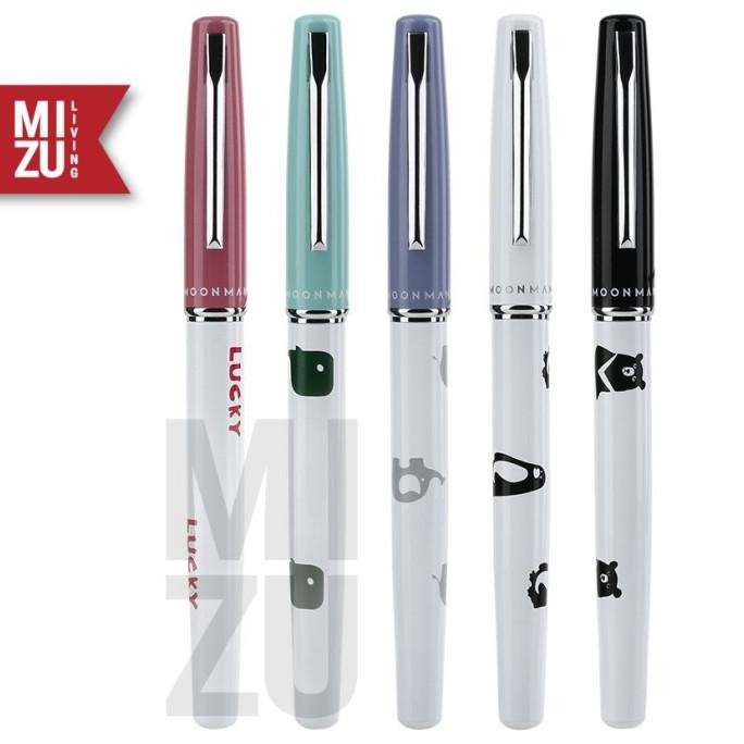 

MOONMAN XZ MAJOHN Classic Fun Animal Slim Fountain Pen Hooded Nib by Radhiant official