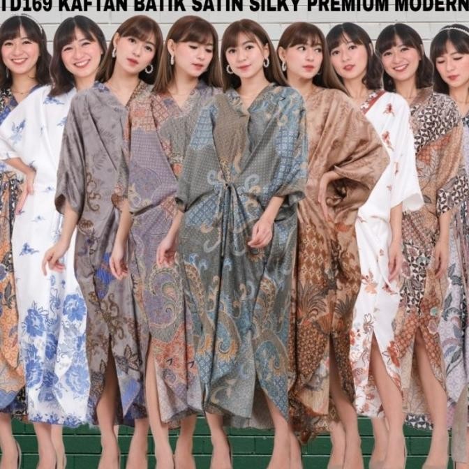 Sale LONG KAFTAN BATIK PARTY MODERN DRESS PESTA 169