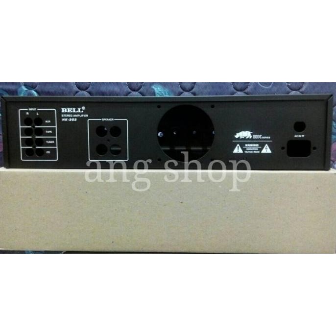 Box Bell Stereo Power Amplifier Hk203 Hk 203 Hk-203 Kotak Amply Ampli Original
