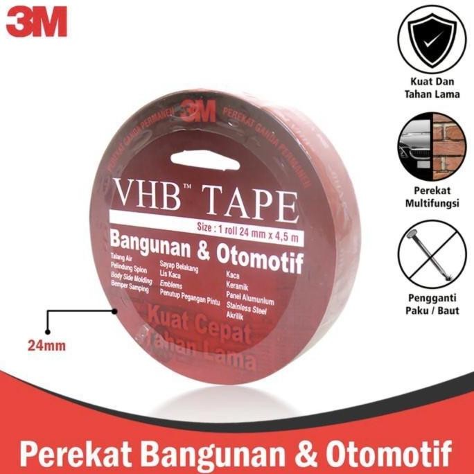 

Doubletape VHB Tape 3M 4900 24mm (Besar) Original 100% by Radhiant official