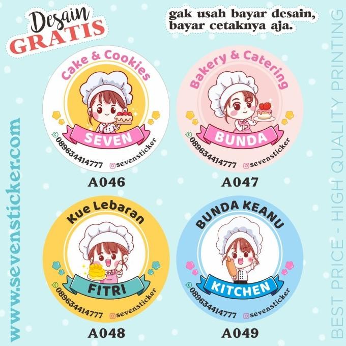 

Stiker Label Kue/Kitchen/Slime/Clothing - Murah Berkualitas by Radhiant official