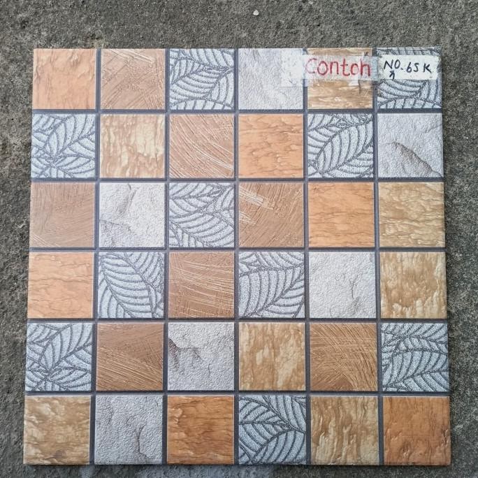 Produk Baru Keramik 40x40 COKLAT KAYU MOTIF BATIK