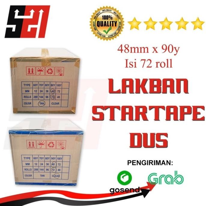 

Lakban Kardus Star Tape 48mmx90y by Radhiant official