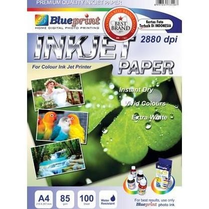 

Kertas Inkjet , Inkjet Paper Blueprint 85 Gsm A4 Terlaris