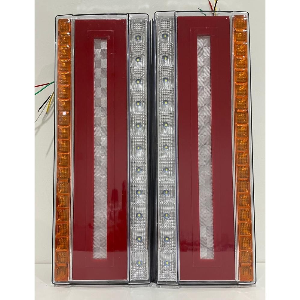 Stop Lamp 24 Volt Truk Model Kotak / Lampu Rem Truck 24V Model Kotak