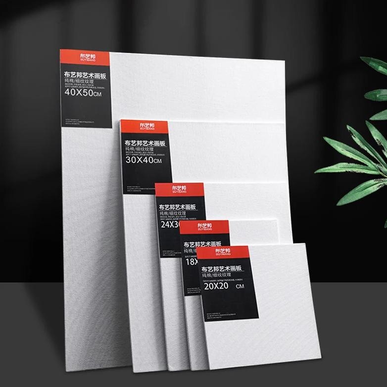 

Cotton Blank Canvas Board,280G Primed White Suitable For Gouache Watercolor Acrylic Oil Painting,Art Supplies Hb-069