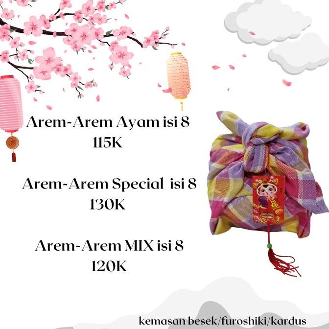 

Promo Hampers Isi 4 Lemper 4 Combro 4 Arem Arem