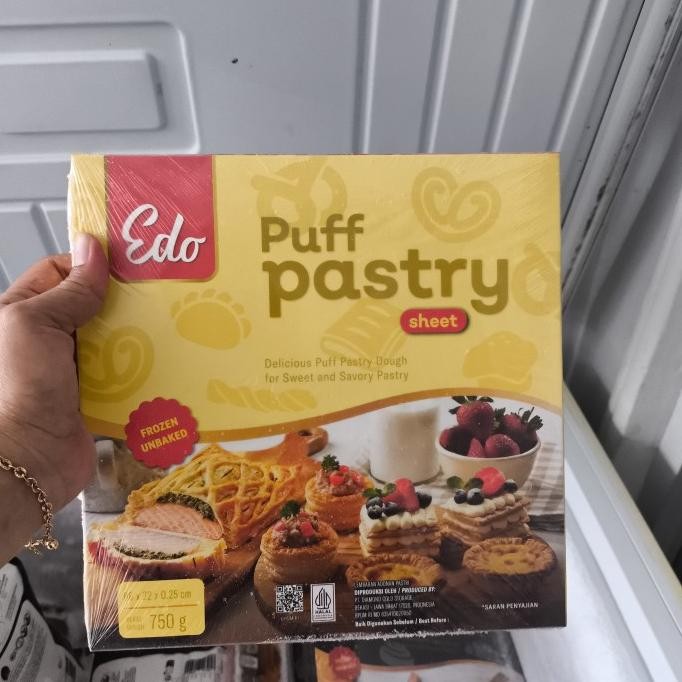 

TERSEDIA Puff pastry sett edo 750gr halal