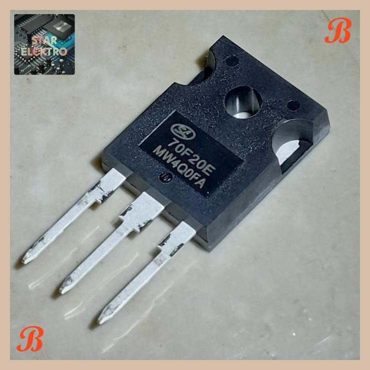 [SRE] 70F20E To-247 SiLan SL SFR70F20EPS 70F20 SL70F20 Dioda Fast Recovery Inverter Mesin Las 70A 20