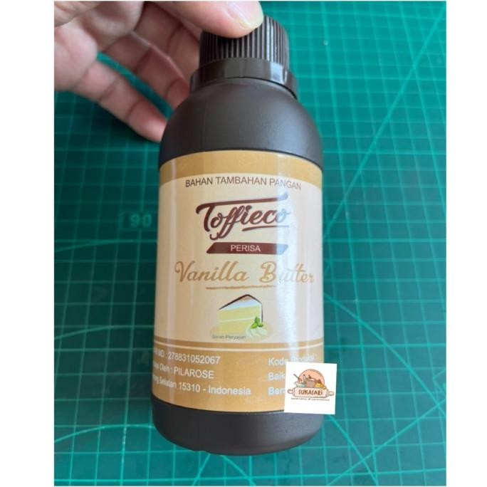 

TERSEDIA Toffieco Pasta Vanilla Butter 250gr paste perisa vanila