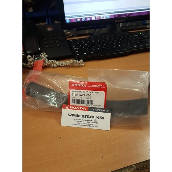 List Garnish Spoiler Samping Bumper Depan Honda CRV 2007 2008 2009 2010 2011 2012