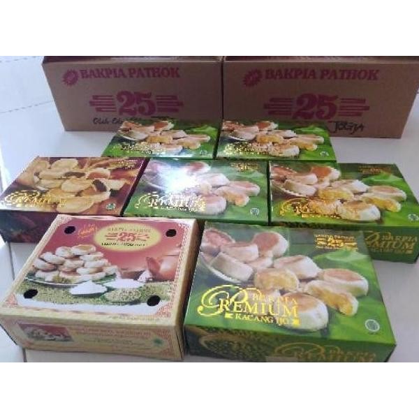 

Sale Enak!!!! Bakpia Pathok 25 Premium Rasa Keju Cokelat Kacang Ijo Durian