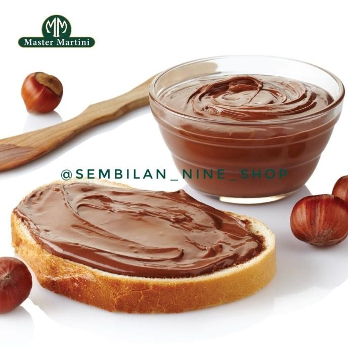 

TERSEDIA 1 KG Master Martini Caravella GRAN HAZELNUT Selai Chocolate Hazelnut