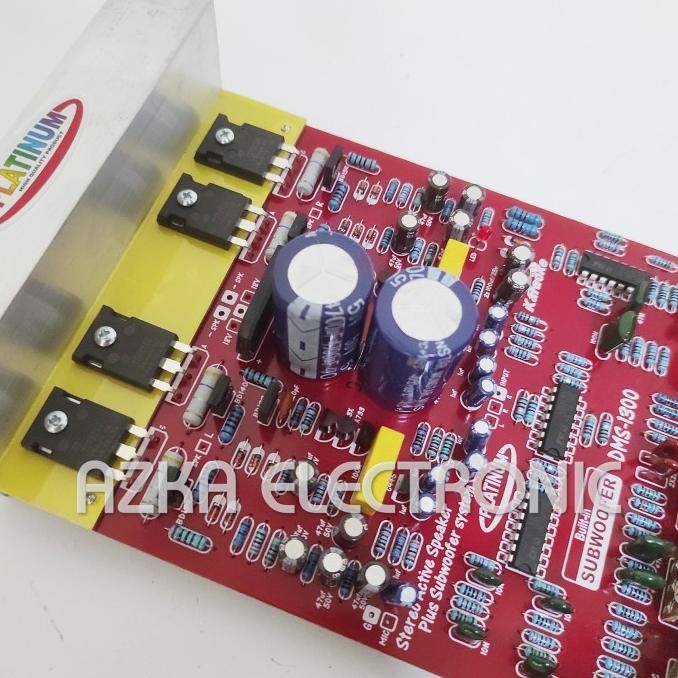 Kit Power Amplifier Speaker Aktif Stereo Dms 1300 Original