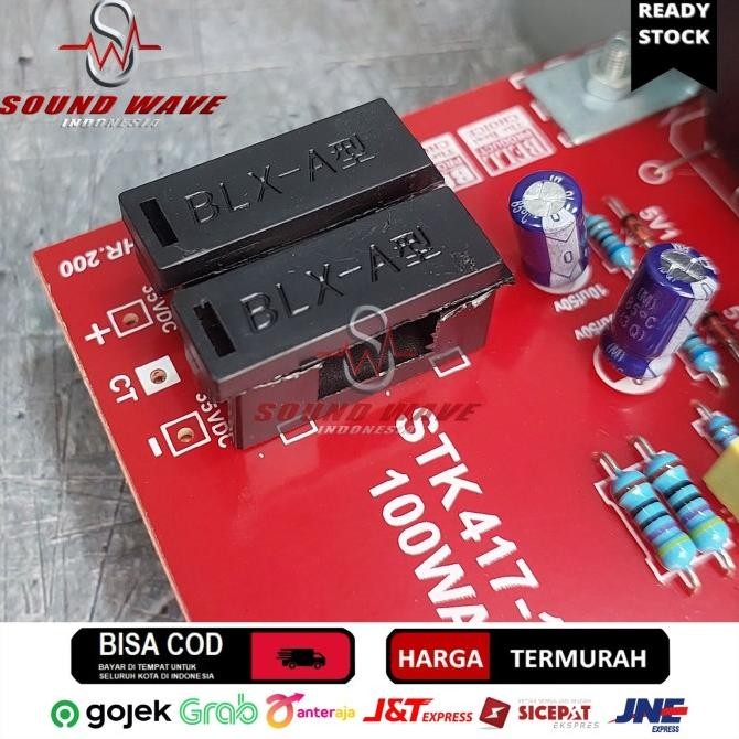 Kit Stk 417-100 Plus Heatsink Stereo 100W Power Amplifier Original