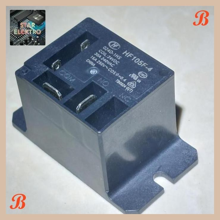 [SRE] Relay HF105F-4 HF 105F-4 JQX-105F-4 24VDC Coil 24 Volt DC 024D-1ZS