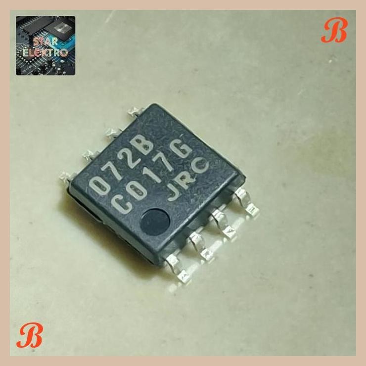 [SRE] 072B DMP-8 SMD JRC NJM072BM JRC072B 072 IC Dual J-Fet Input Operational Amplifier NJM072B Niss