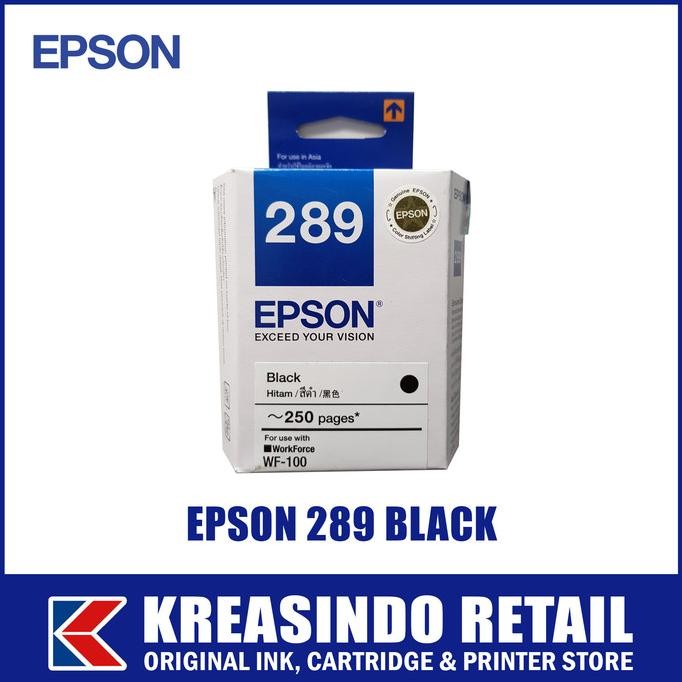 Epson 289 Black Tinta / Cartridge Original (WF-100 / WF100) Original