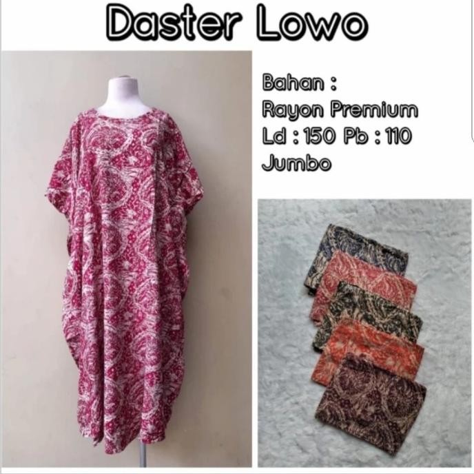Sale DASTER BATIK PEKALONGAN RISNA JUMBO 7L/8L LD150 LOWO KAFTAN KALONG